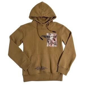 NWT Noizz Art Sweatshirt Hoodie Camel Kids 8